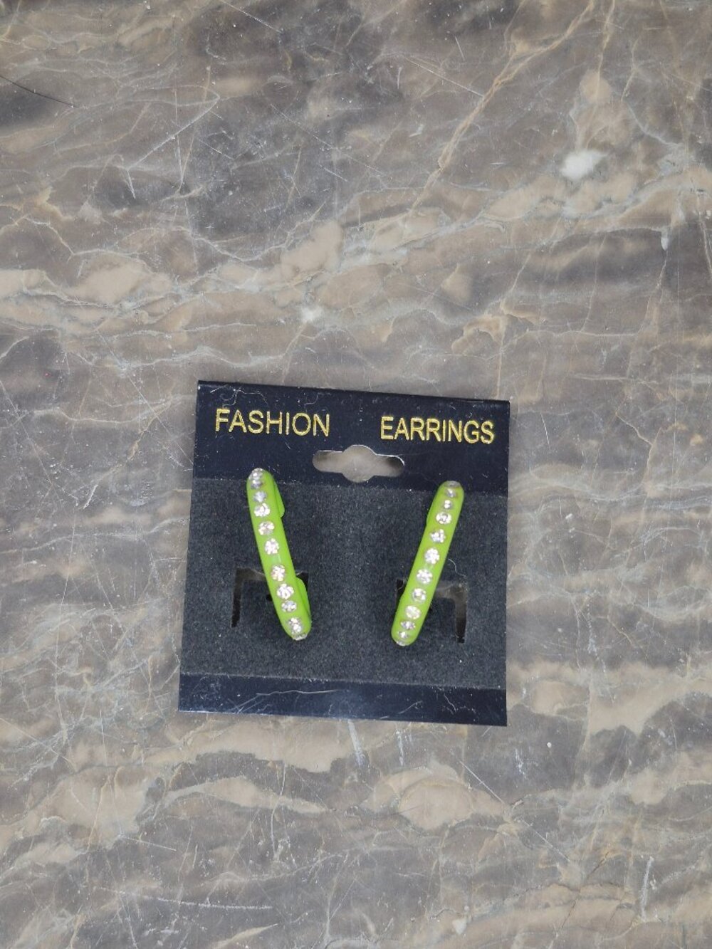 Chunky green 2 inch Acrylic wide Hoop peridot &  Fashion Earrings